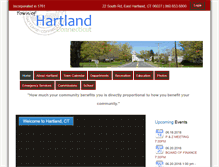 Tablet Screenshot of hartlandct.org